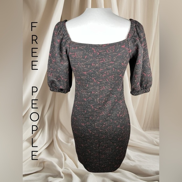 Free People | Sunset Puff Sleeves Mini Dress - Picture 4 of 8